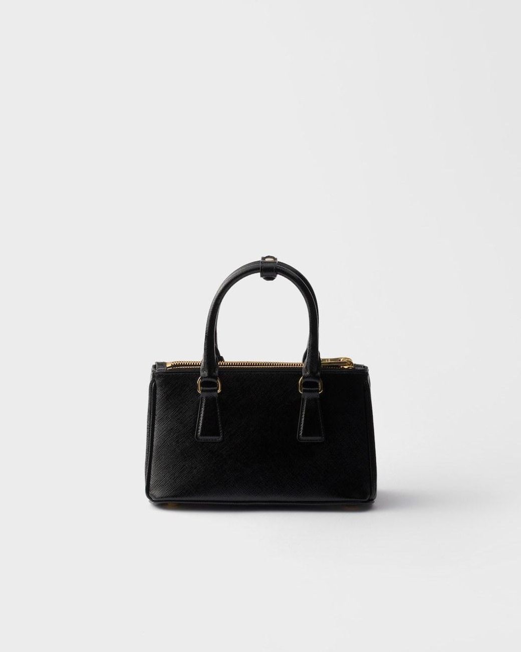 Prada Black Galleria Patent Saffiano Leather Mini-Bag