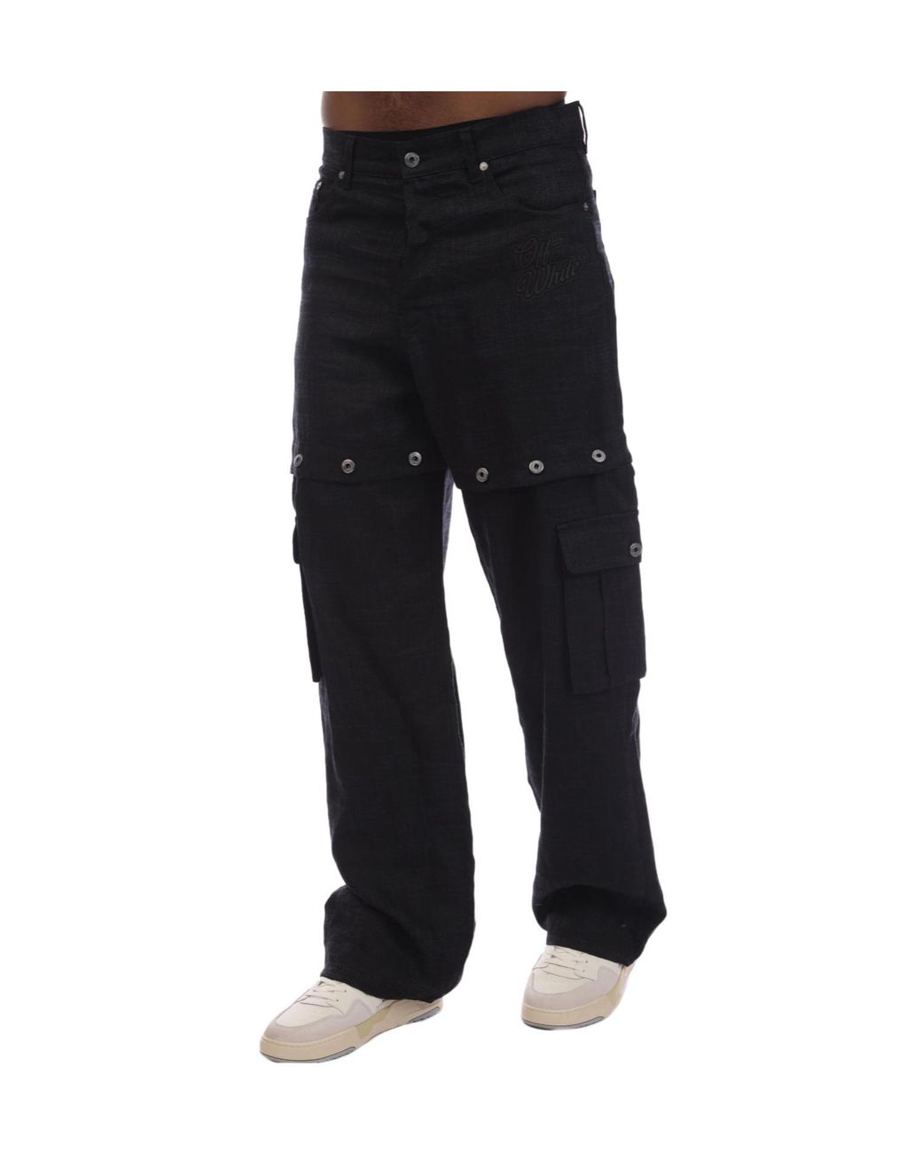 Off-White c/o Virgil Abloh Black Classic Versatile Trousers for men