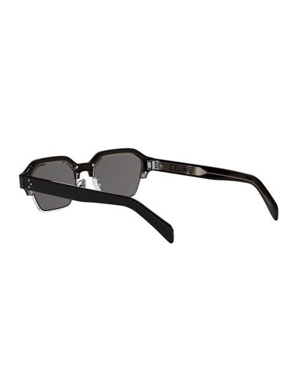 Céline White Full Frame Sunglasses for men