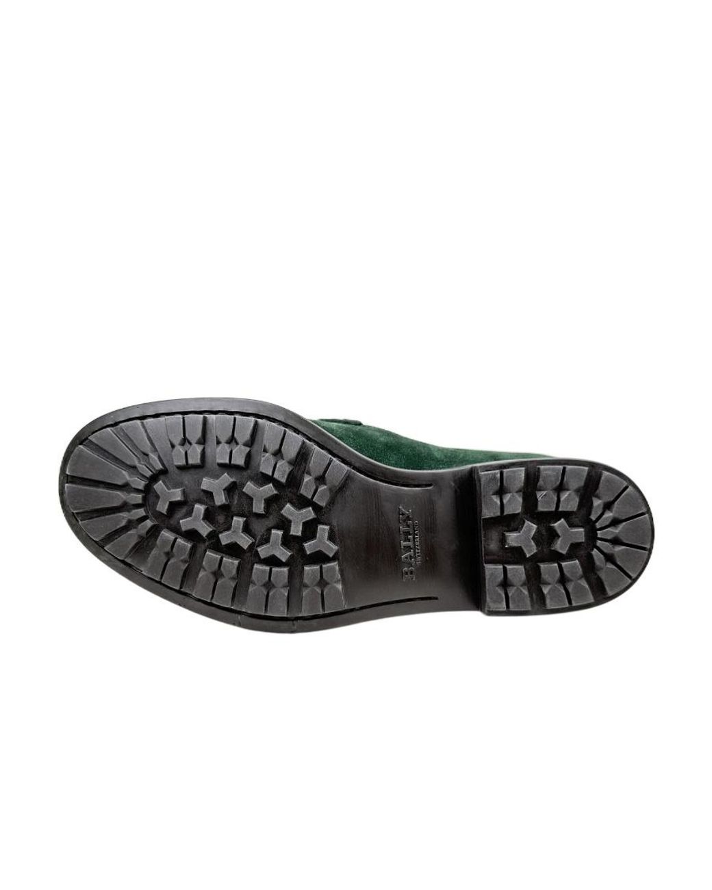 Bally Green Logo Business Casual Shoes for men