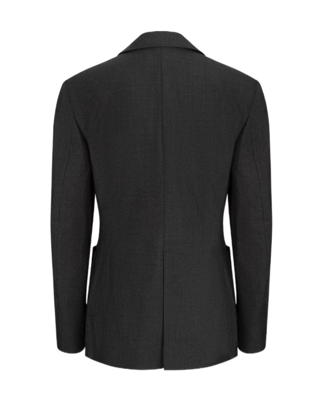 Lemaire Blue Single-Breasted Tailored Blazer
