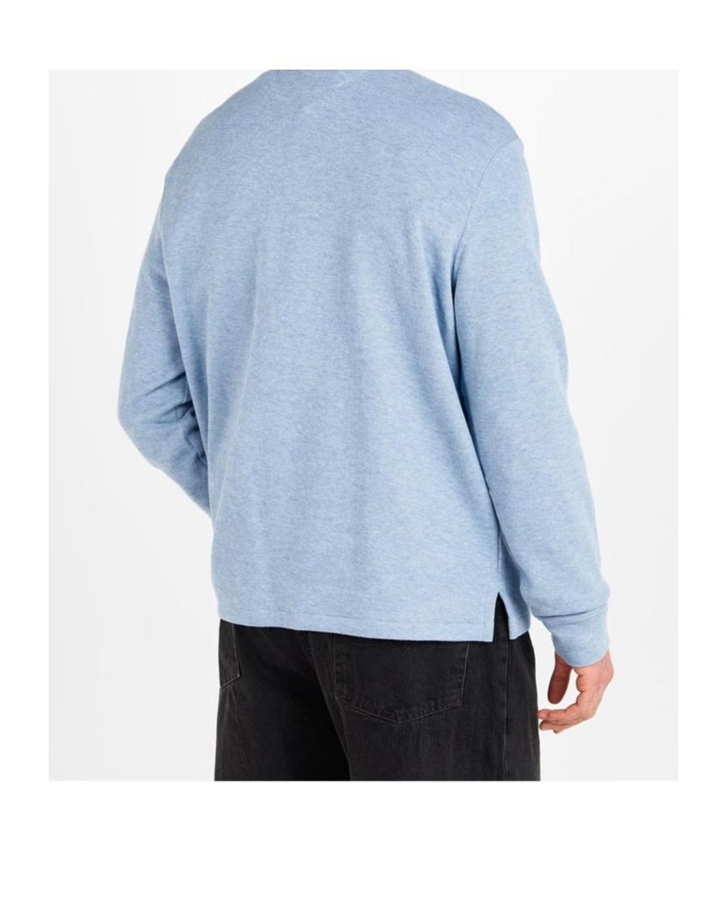 Polo Ralph Lauren Blue Estate Fleece Quarter Zip Sweater for men