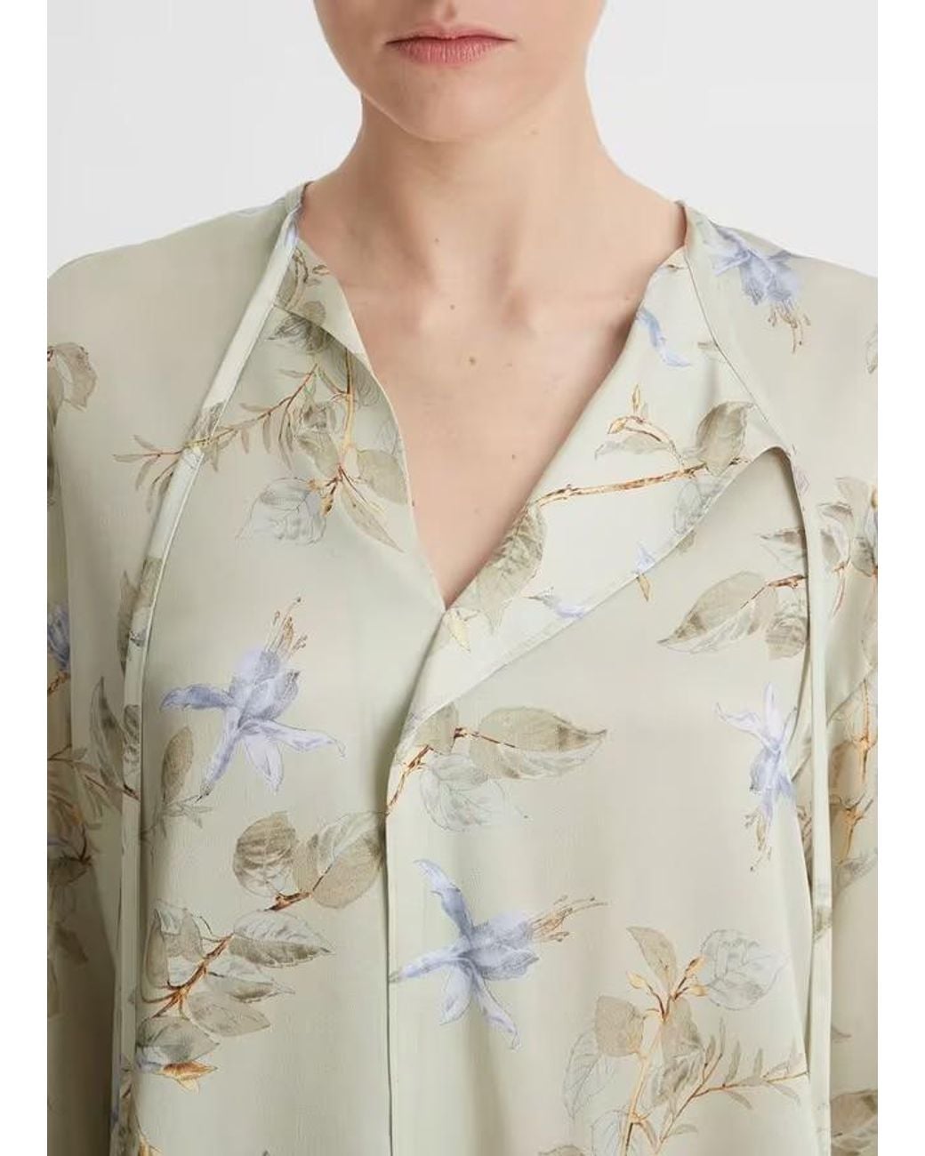 Vince White Long-Sleeved Shirt