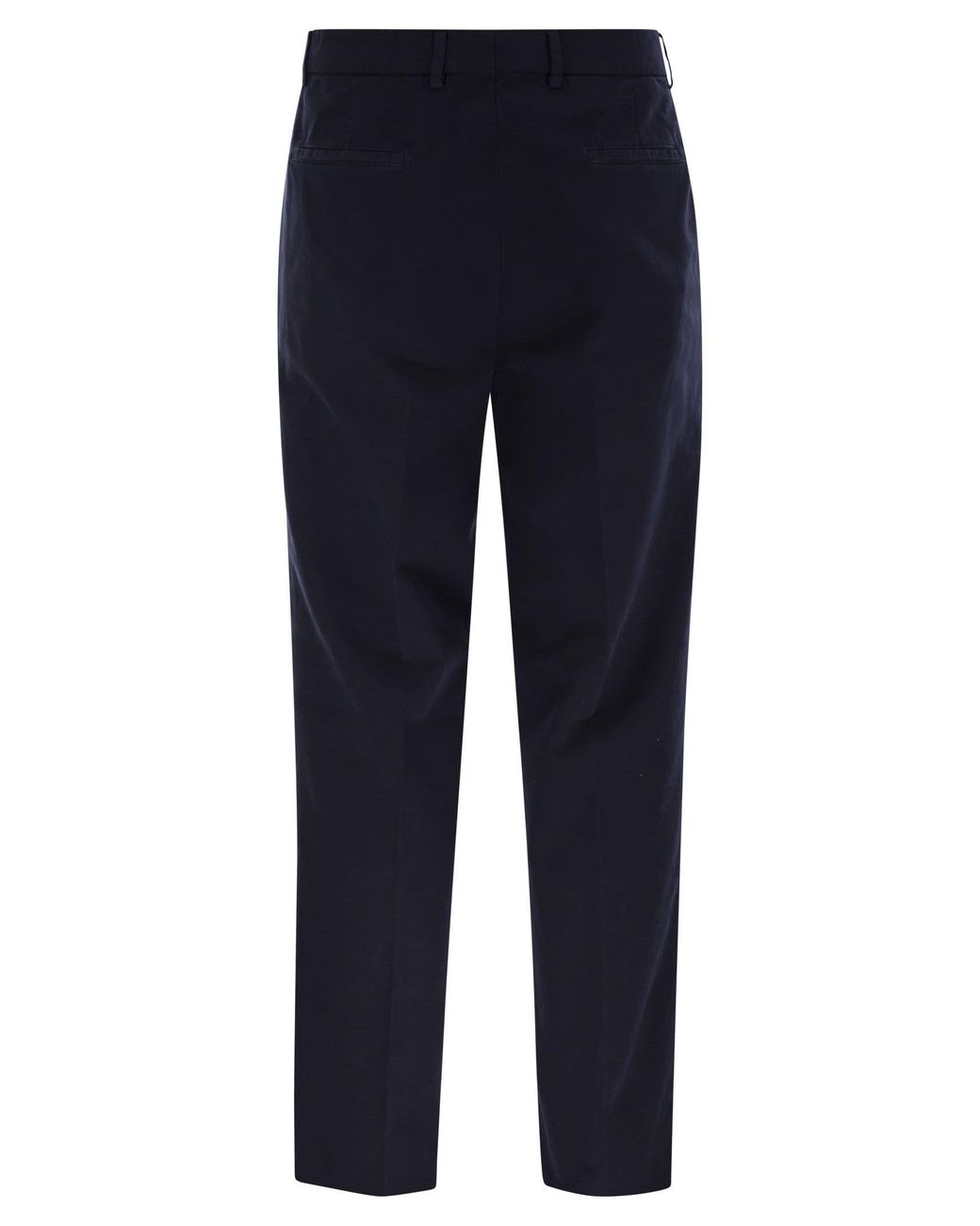 Brunello Cucinelli Blue Pleated Pants for men