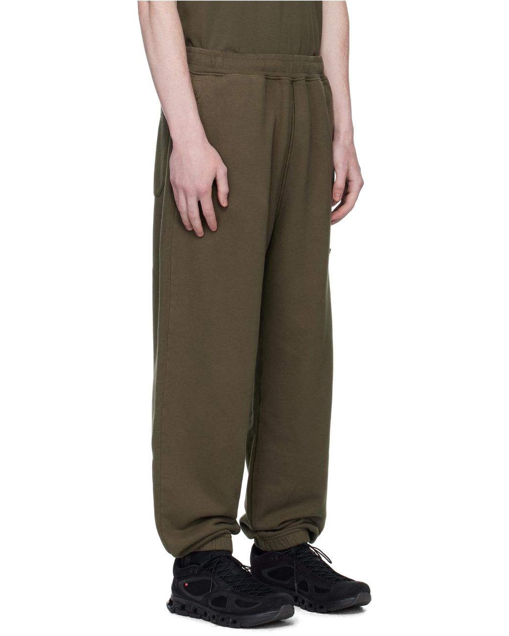 Stone Island Gray Loose-Fit Sweatpants for men