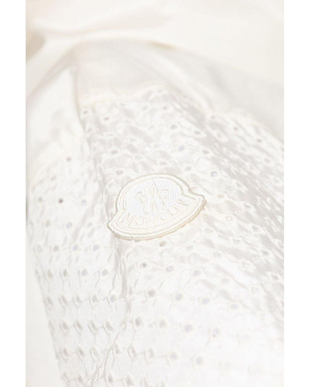 Moncler White Zelkova Hooded Jacket