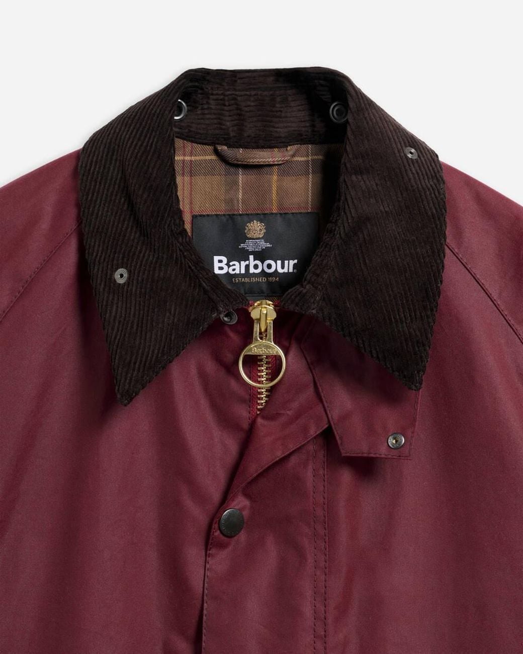 Barbour Red Select Wax Transport Jacket for men