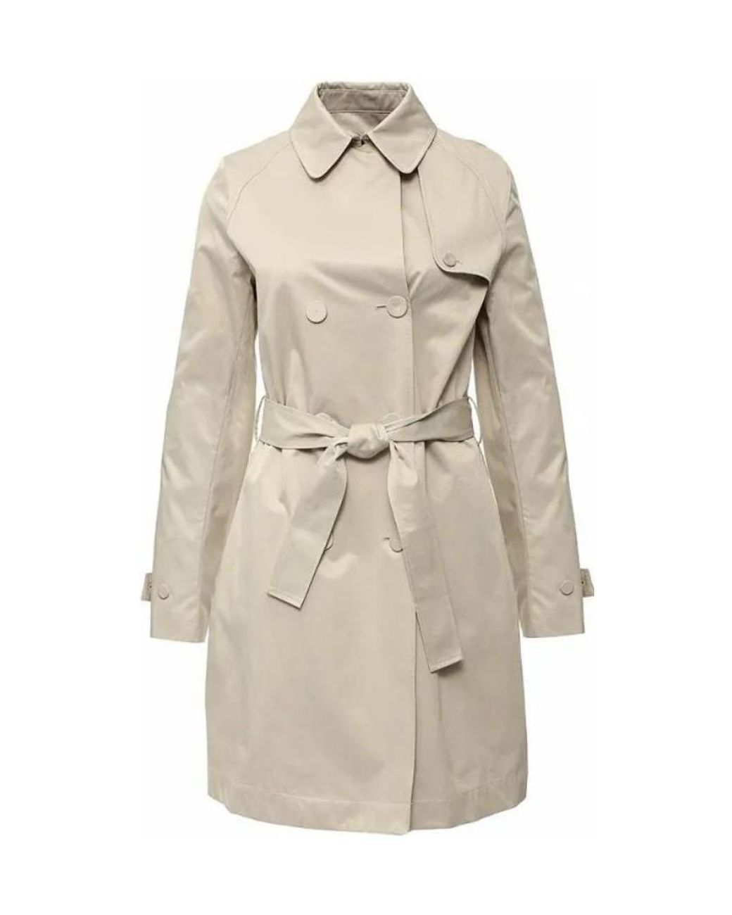 Armani Jeans Natural Lapel Belt Trench Coat
