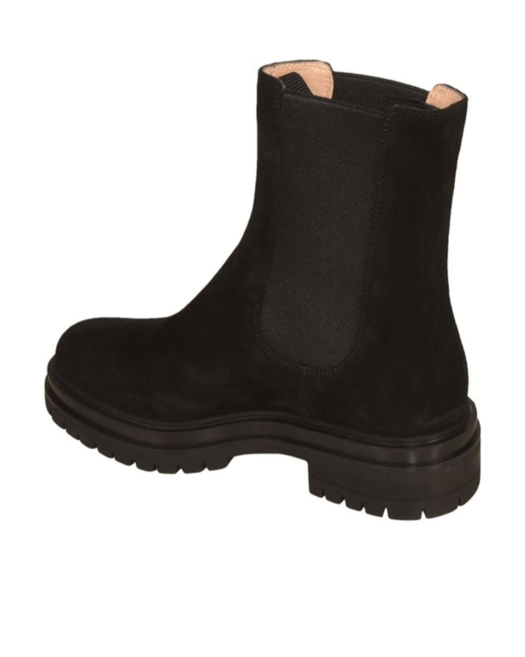 Gianvito Rossi Black Round Toe Ankle Boots
