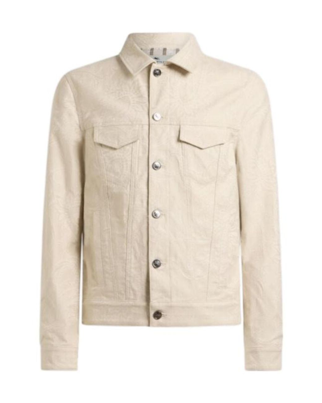 Etro Natural Paisley Jacquard Jacket for men