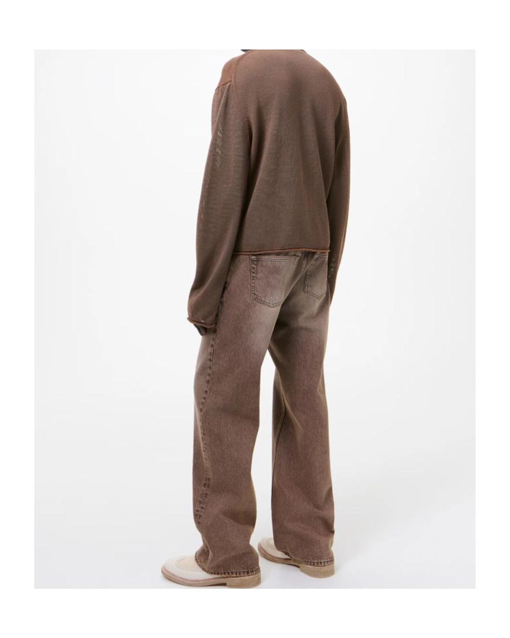 Our Legacy Brown Rigid Popover Jumper for men