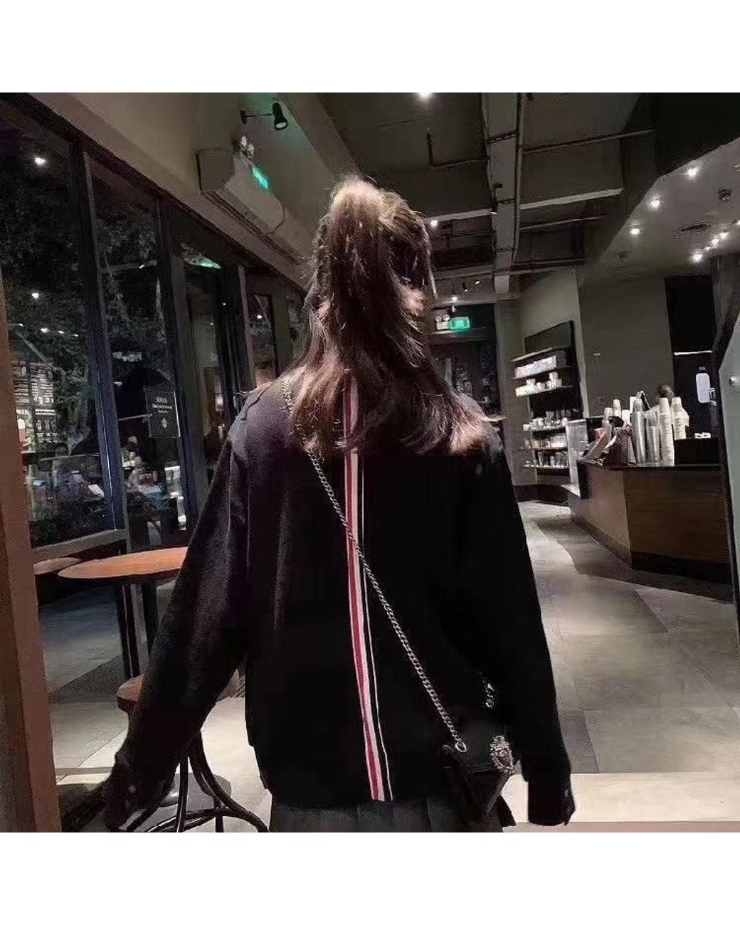 Thom Browne Blue Rwb-Striped Crewneck Sweatshirt
