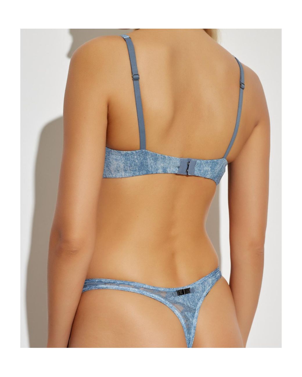 DIESEL Blue X Savage X Fenty Lace Panelled Bralette