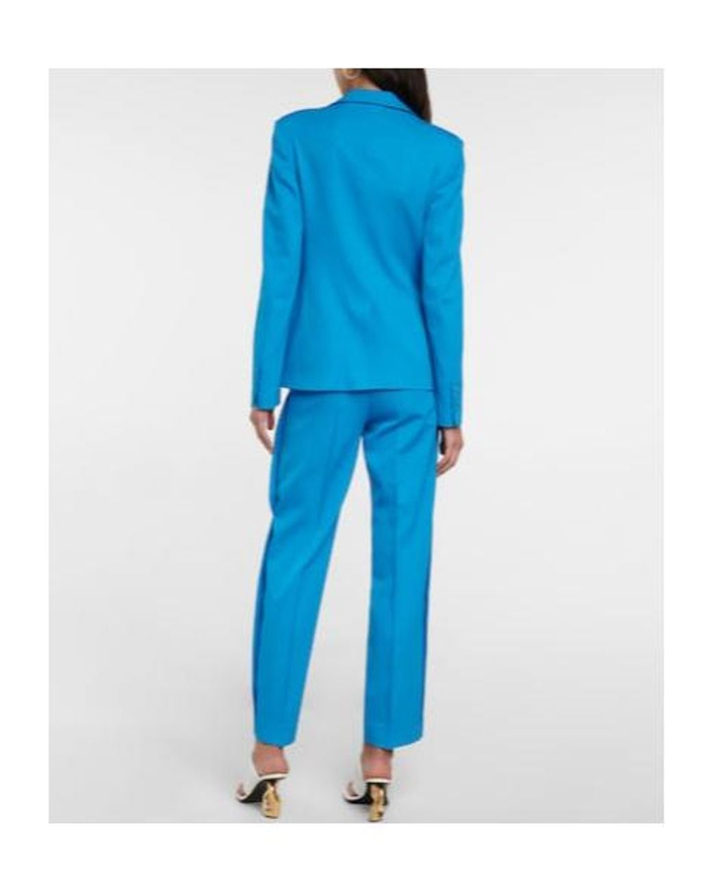 J.W. Anderson Blue Chain-Embellished Blazer