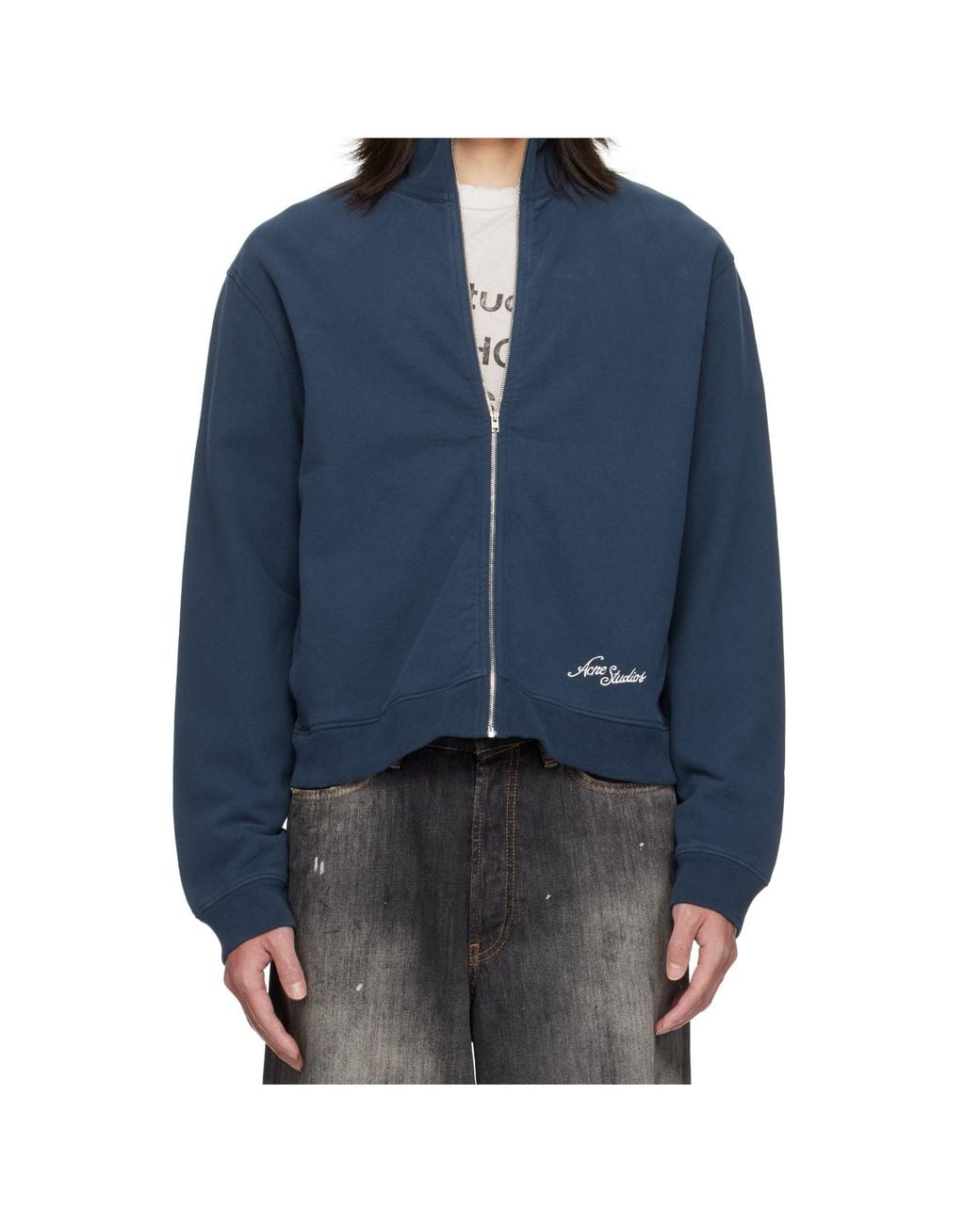 Acne Blue Sweatshirt for men