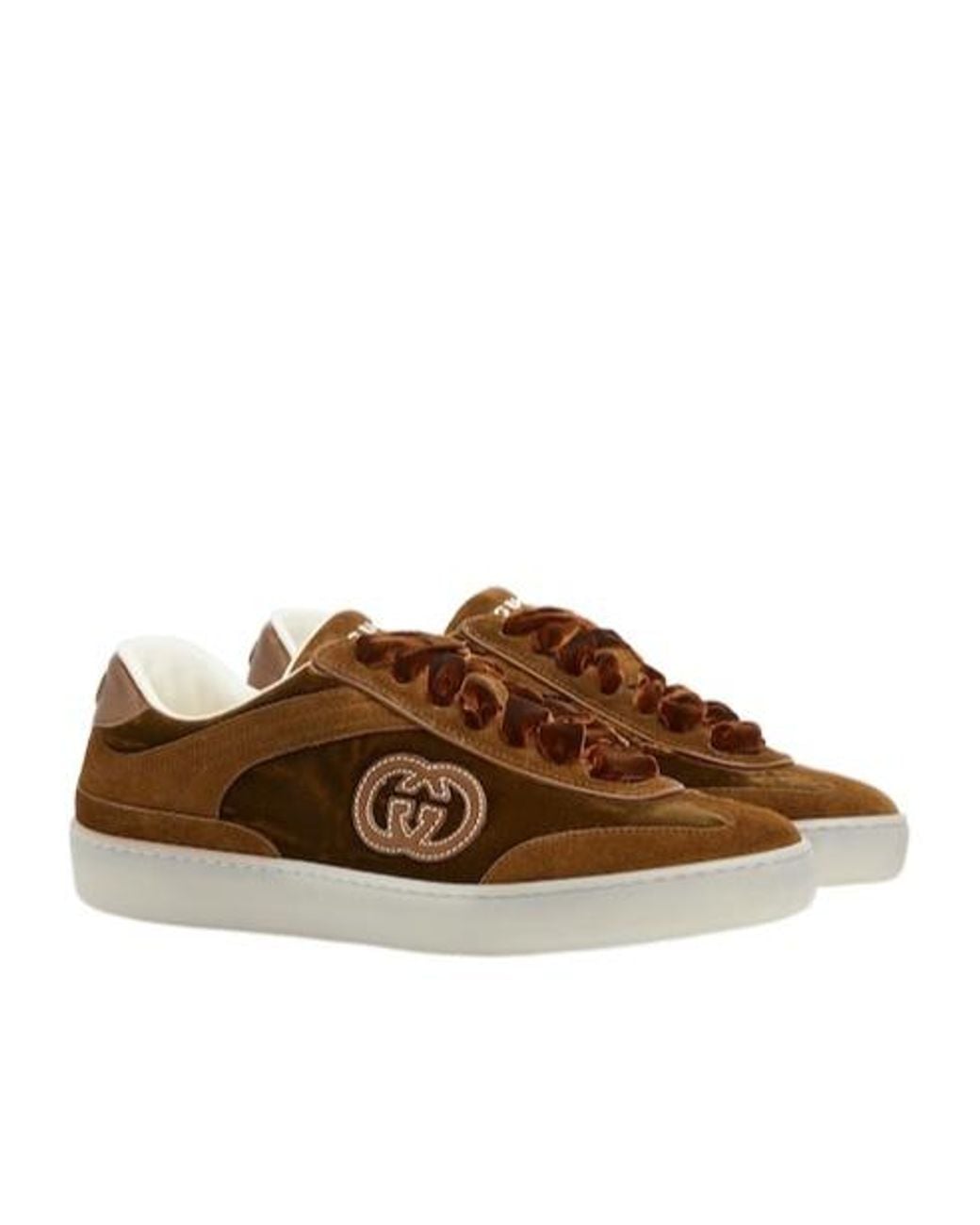 Gucci Brown G75 Sneaker, Size 34 It