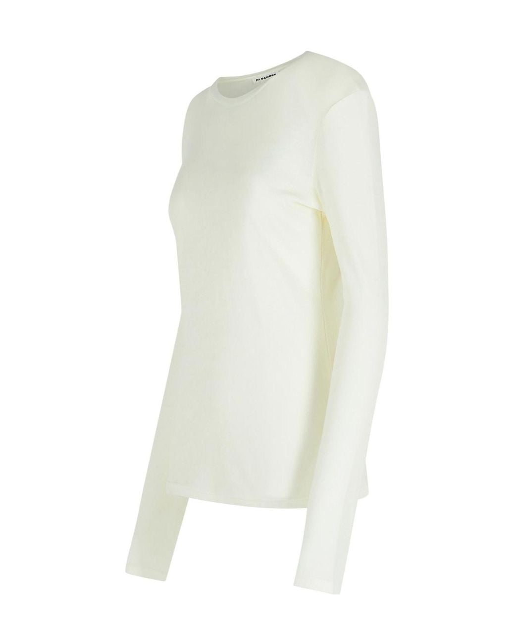 Jil Sander White 3 Pack Logo Embroidered Top