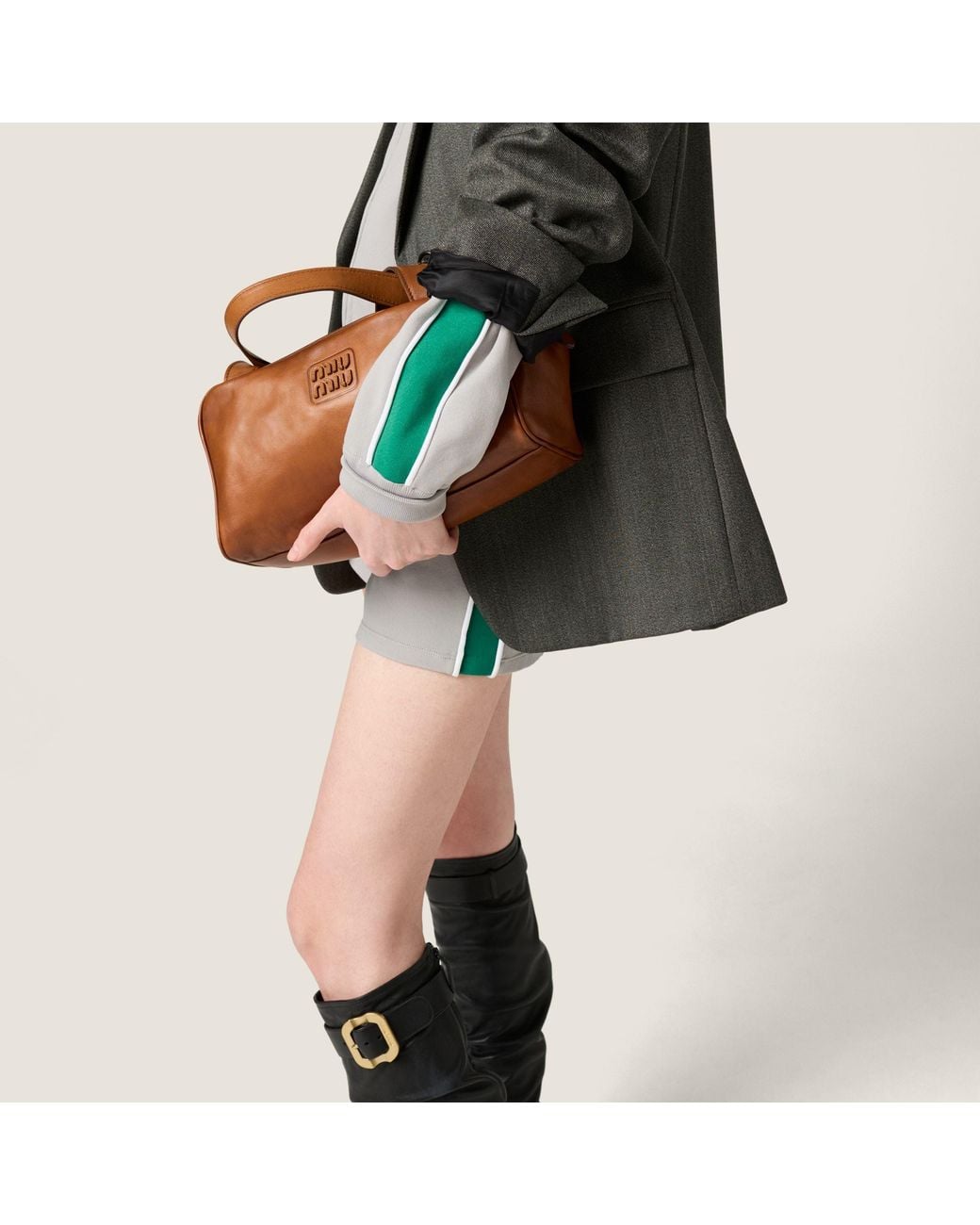 Miu Miu Multicolor Technical Yarn Shorts