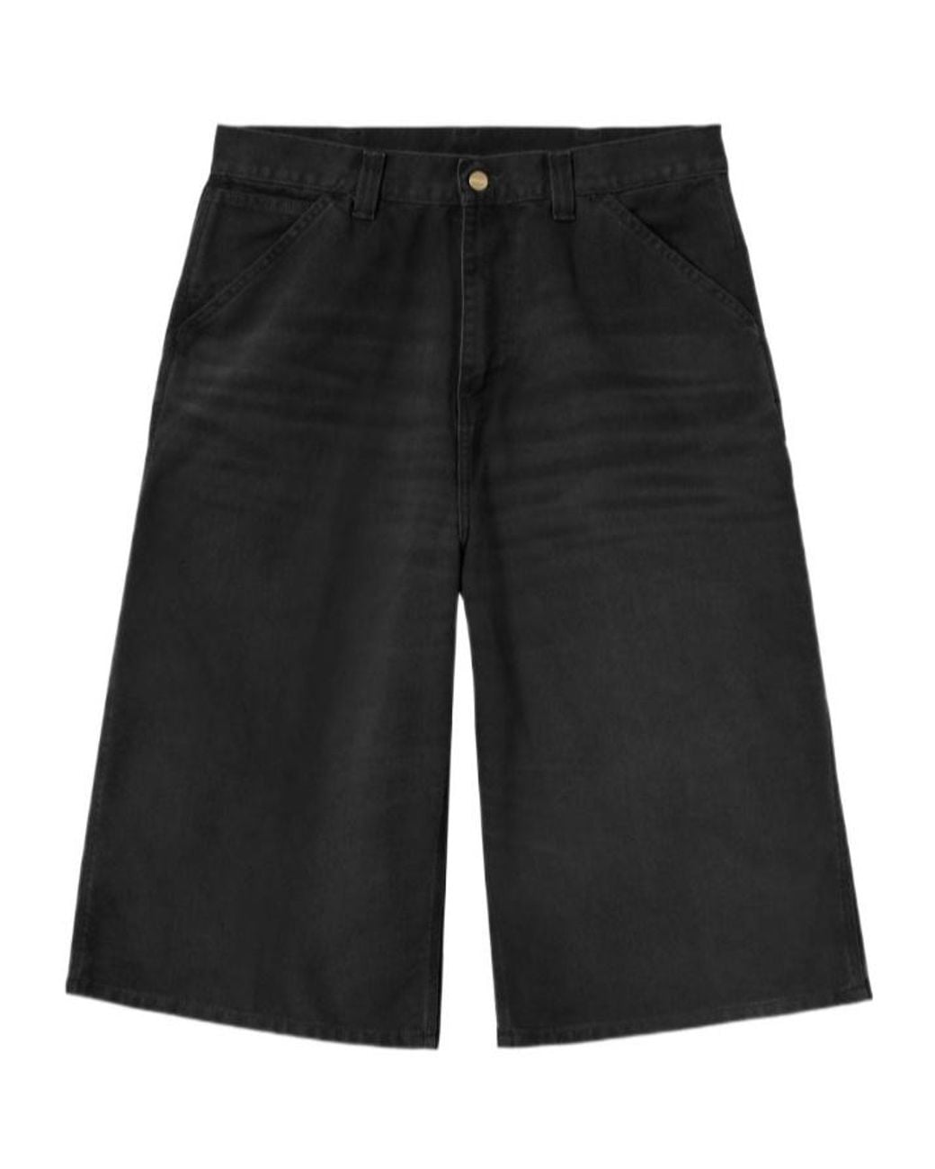 Carhartt Black Single Knee Canvas Shorts for men