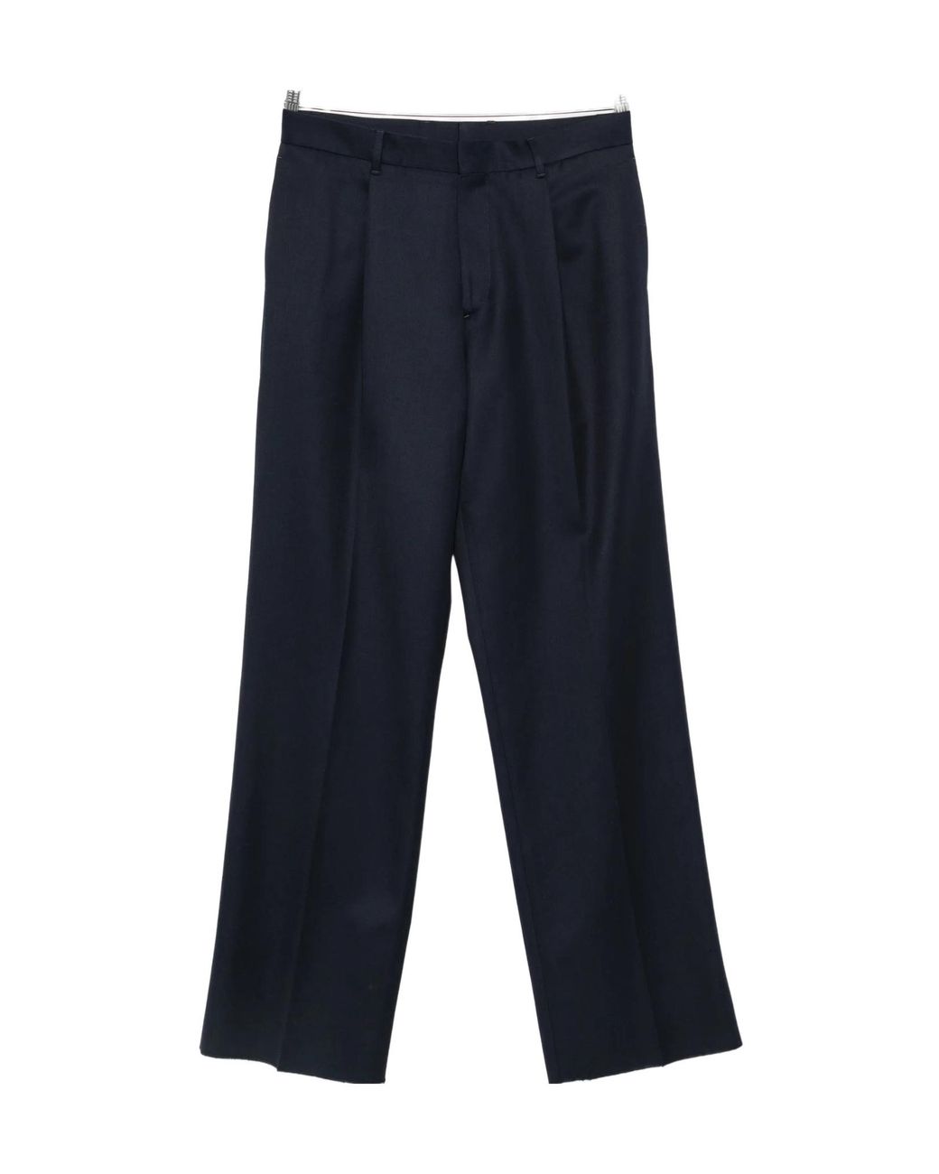 Lardini Blue Pleated Wide-Leg Trousers for men