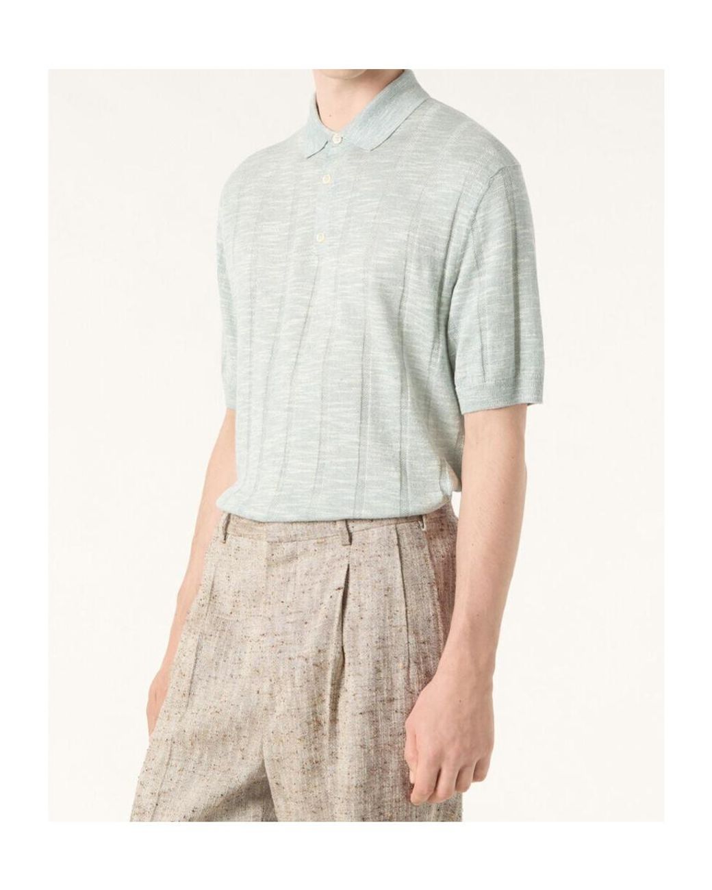 Loro Piana White Mayreau Polo Shirt for men