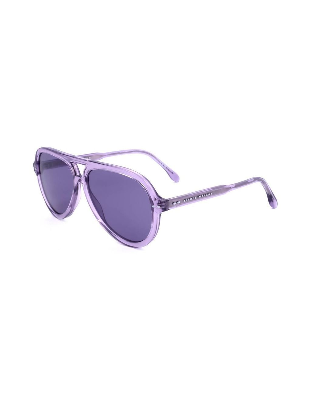 Isabel Marant Purple Aviator Frame Sunglasses