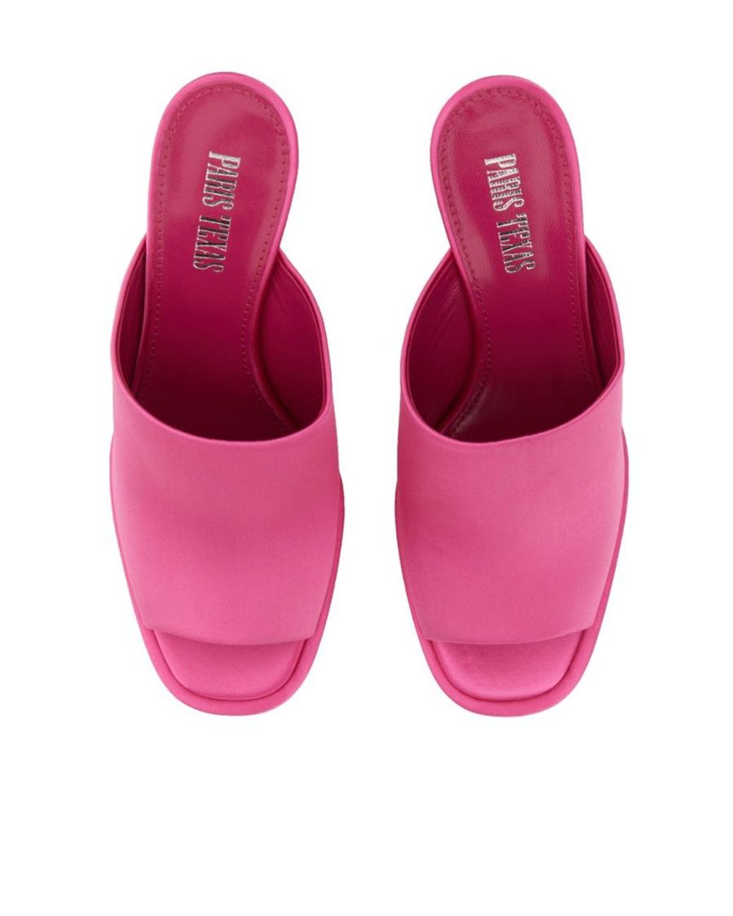 Paris Texas Purple Sasha Block Heel Mules