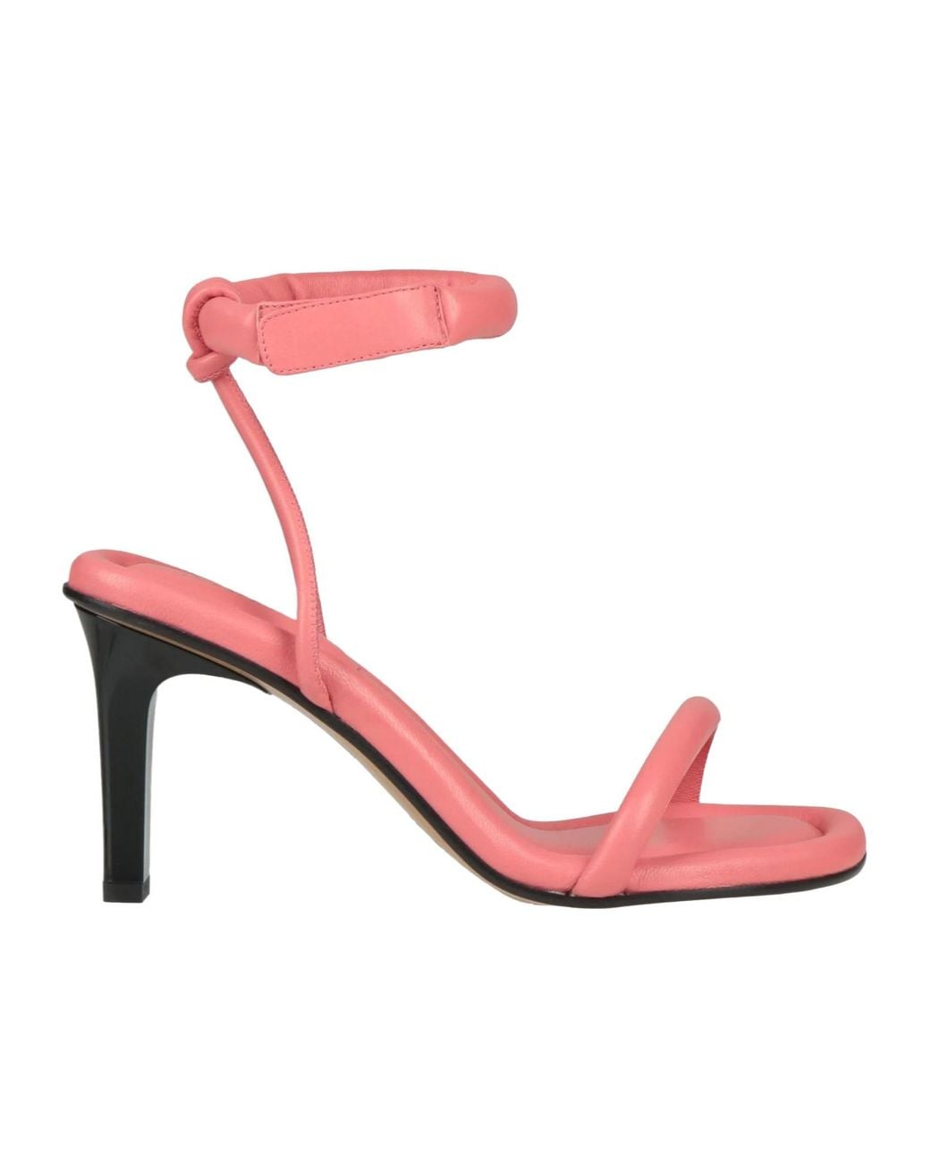 Isabel Marant Pink Minimalist Leather Sandals