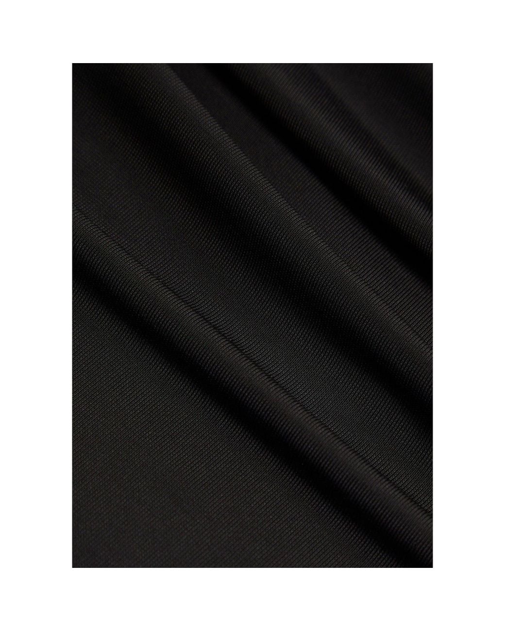 Max Mara Black Viscose Ruched Midi Wrap Skirt