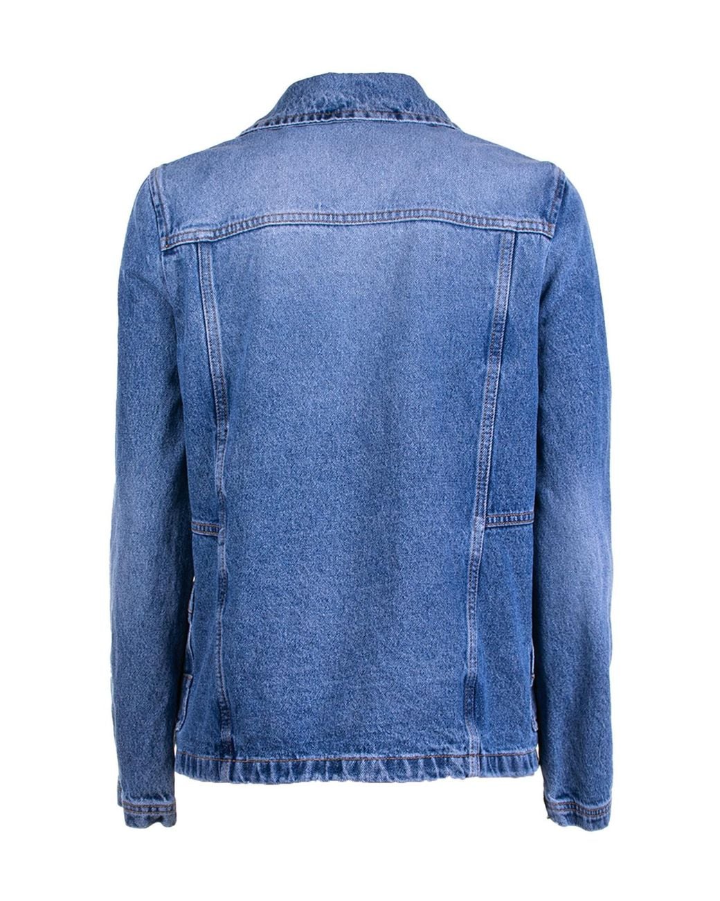 Fay Blue Toggle Fastening Jacket
