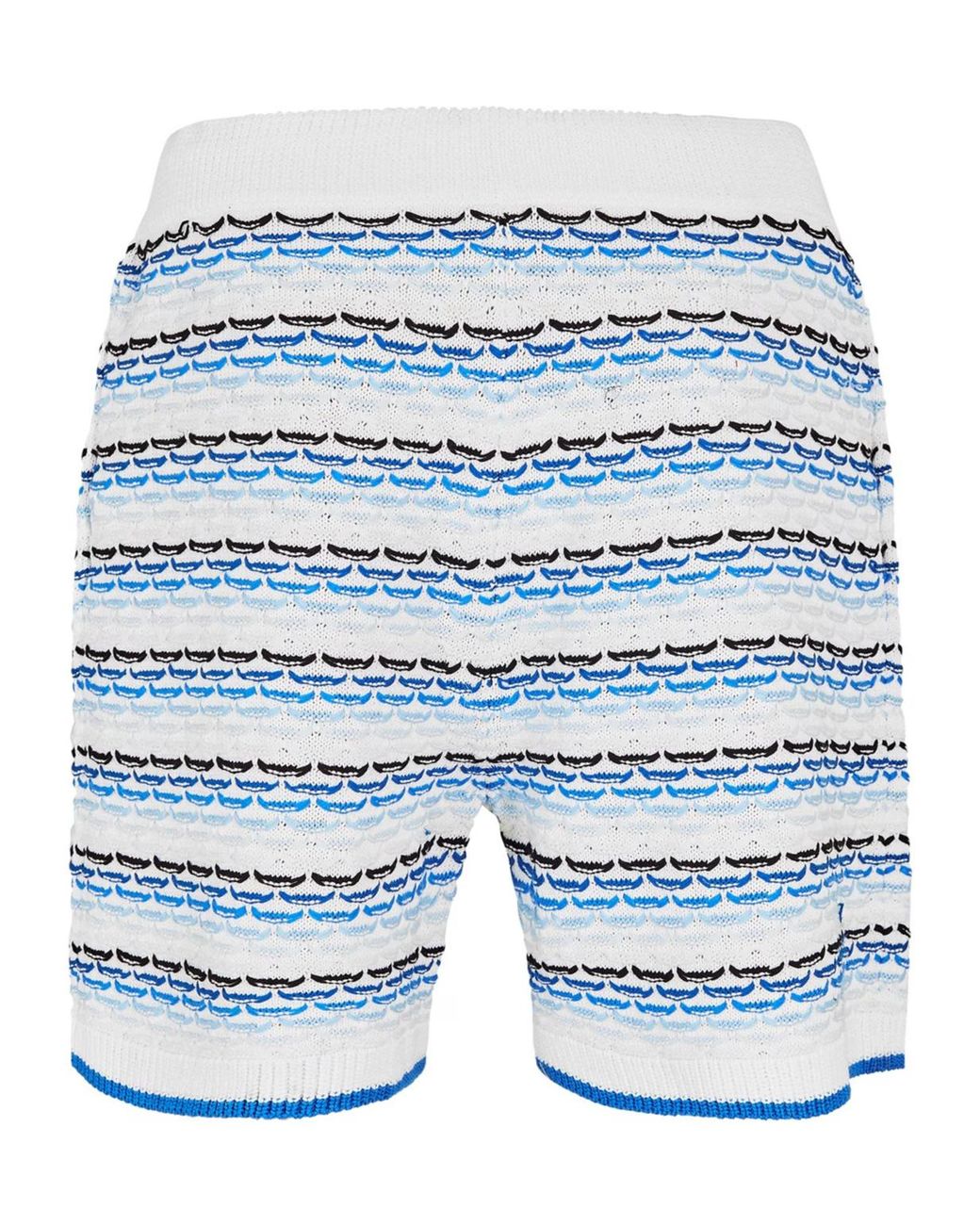 Casablanca Blue Logo Patch Shorts for men