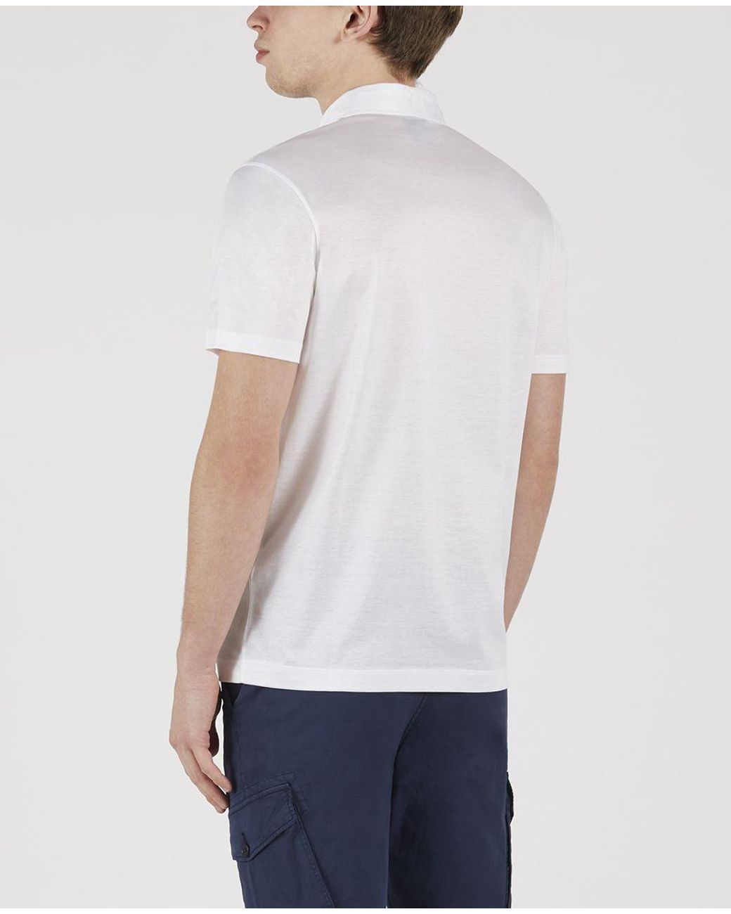 Paul & Shark White 'Save The Sea' Polo Shirt for men