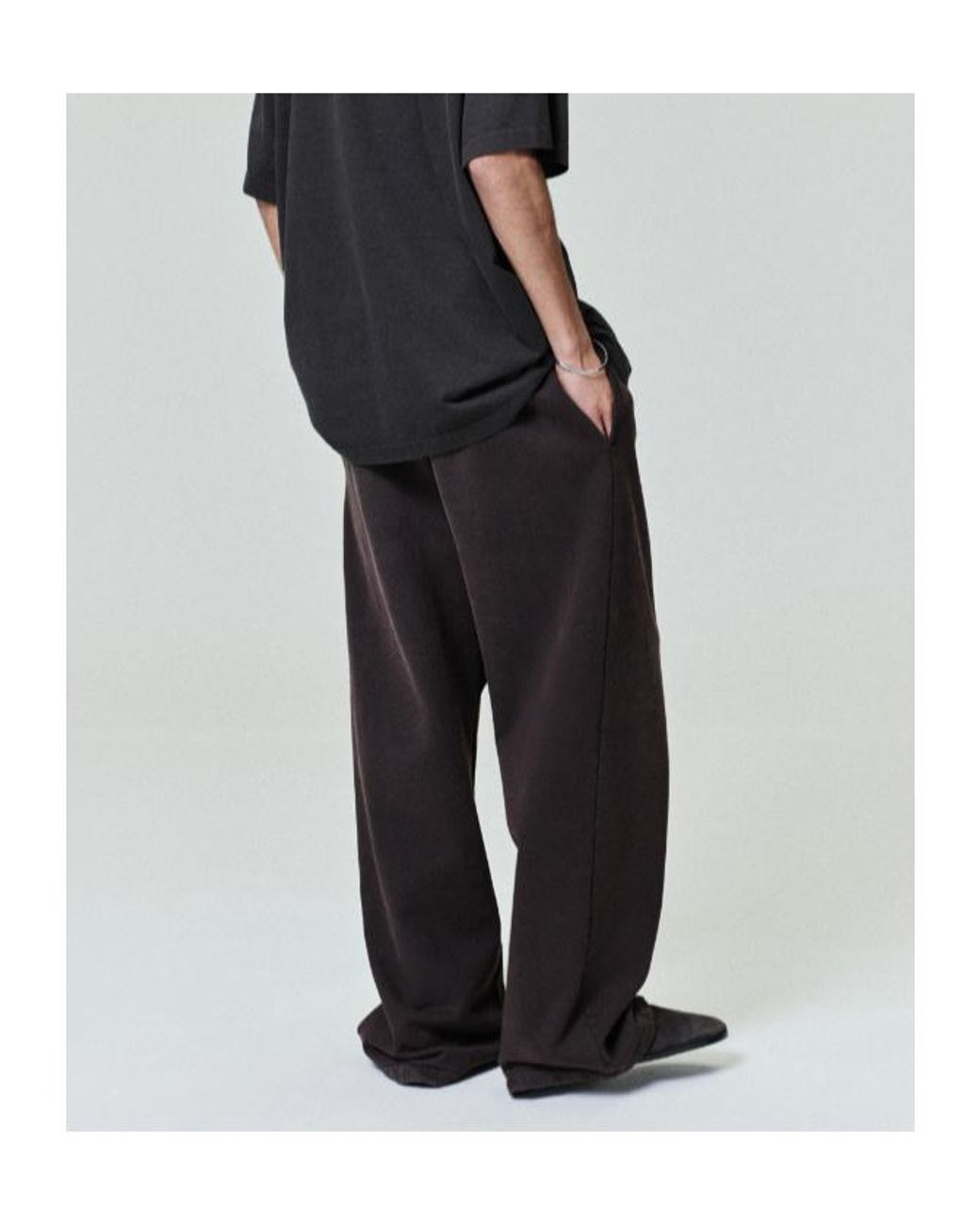 Fear Of God Brown Wide Leg Cotton Sweatpants for men
