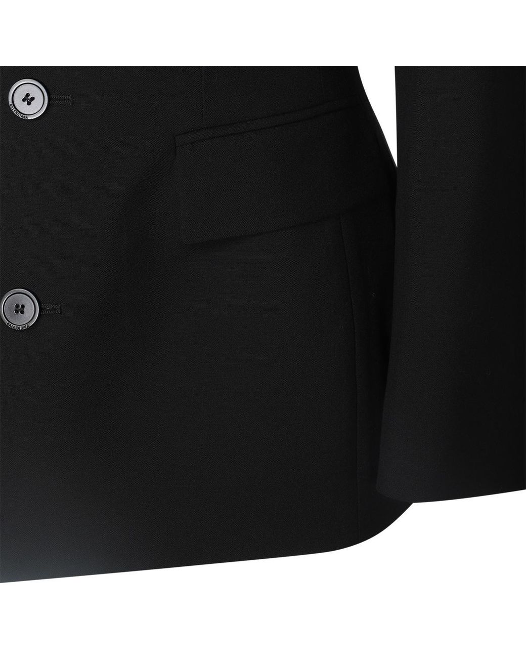 Balenciaga Black バレンシアガ アワーグラス シングルブレスト ジャケット