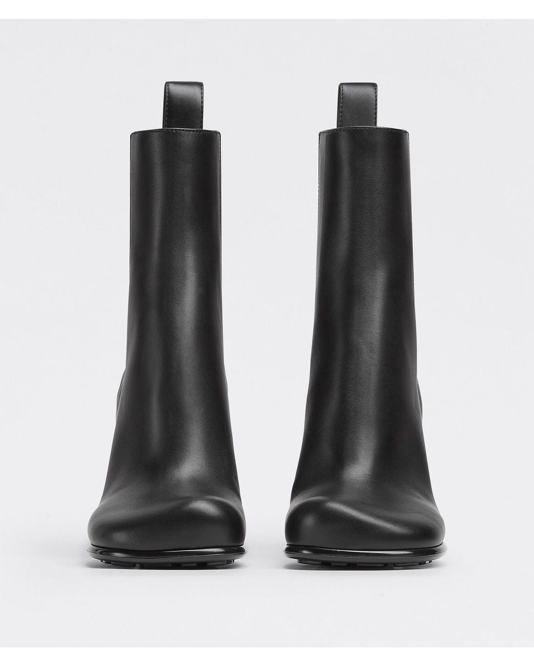 Bottega Veneta Black Strom Heeled Chelsea Boots