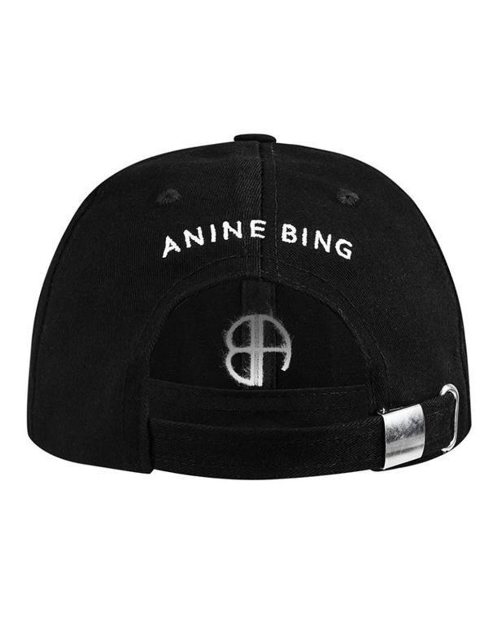 Anine Bing Black Logo Baseball Cap