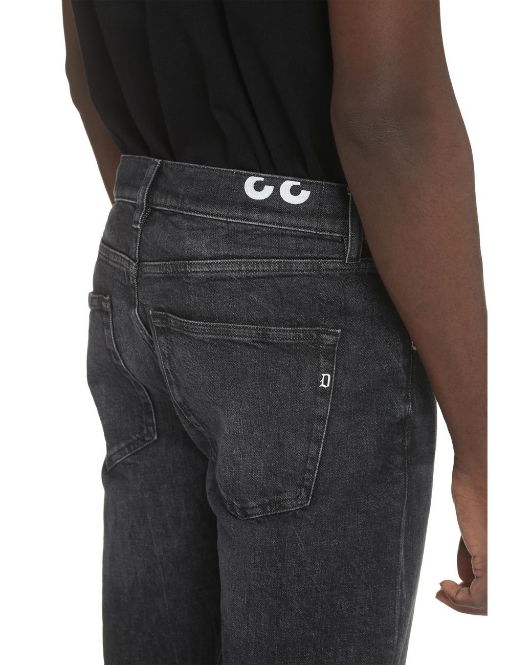 Dondup Blue Jeans With Belt Loops for men