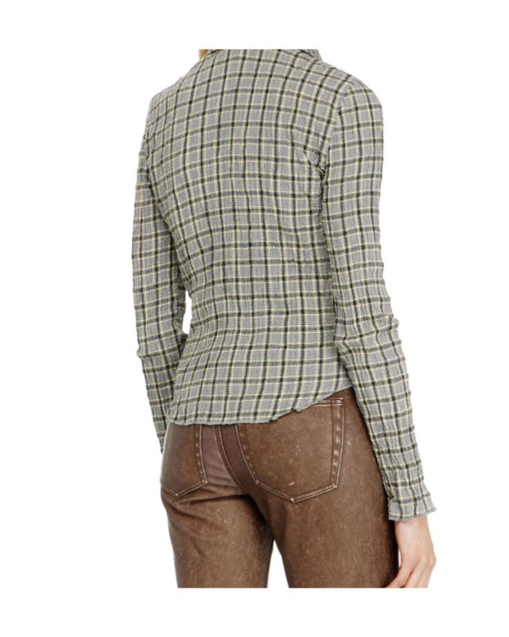 DIESEL Gray Arrilon Checked Slim Shirt