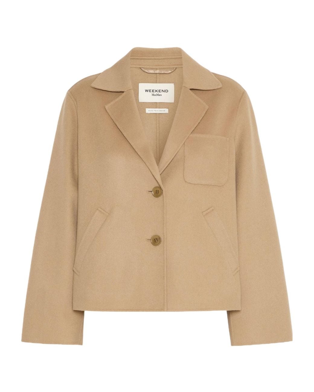Weekend by Maxmara Natural Wkdpelota Button-Up Cropped Jacket