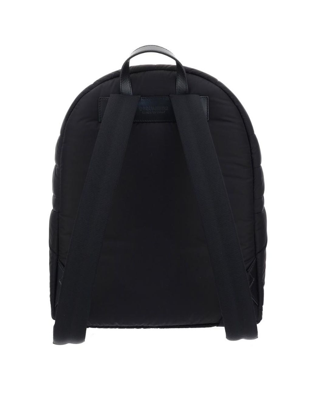 DSquared² Blue Padded Logo-Print Backpack for men