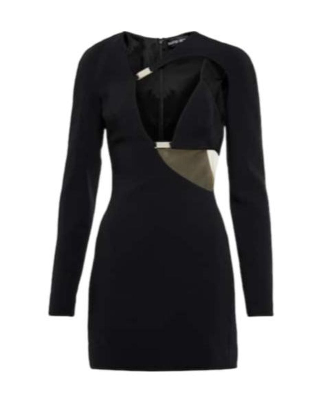 David Koma Black Cutout Minidress