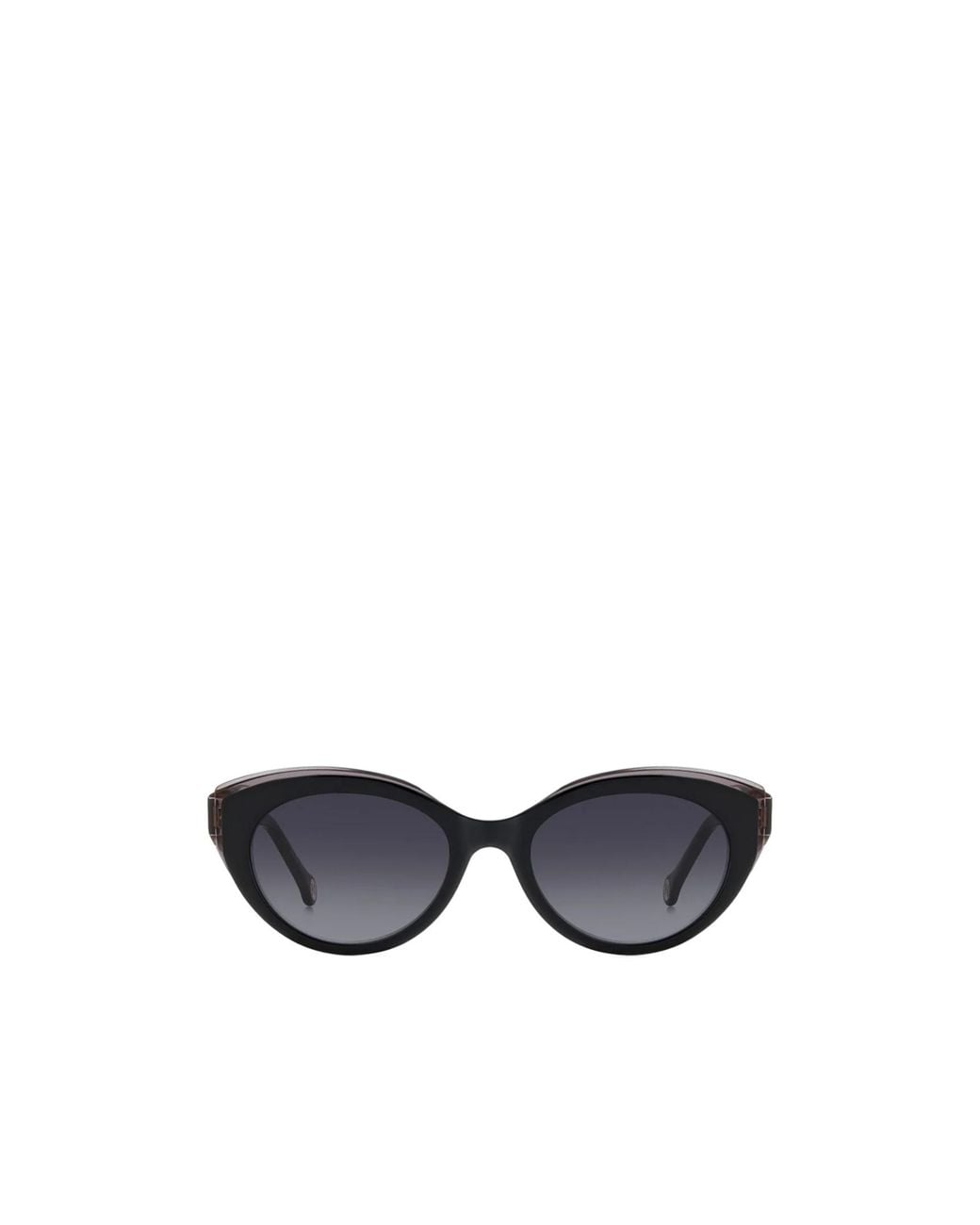 Carolina Herrera White Cat Eye Frame Full Rim Sunglasses
