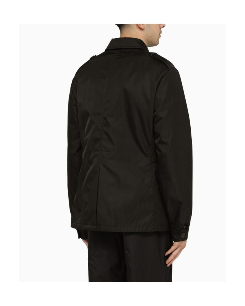 Prada Black Multi-Pocket Jacket for men