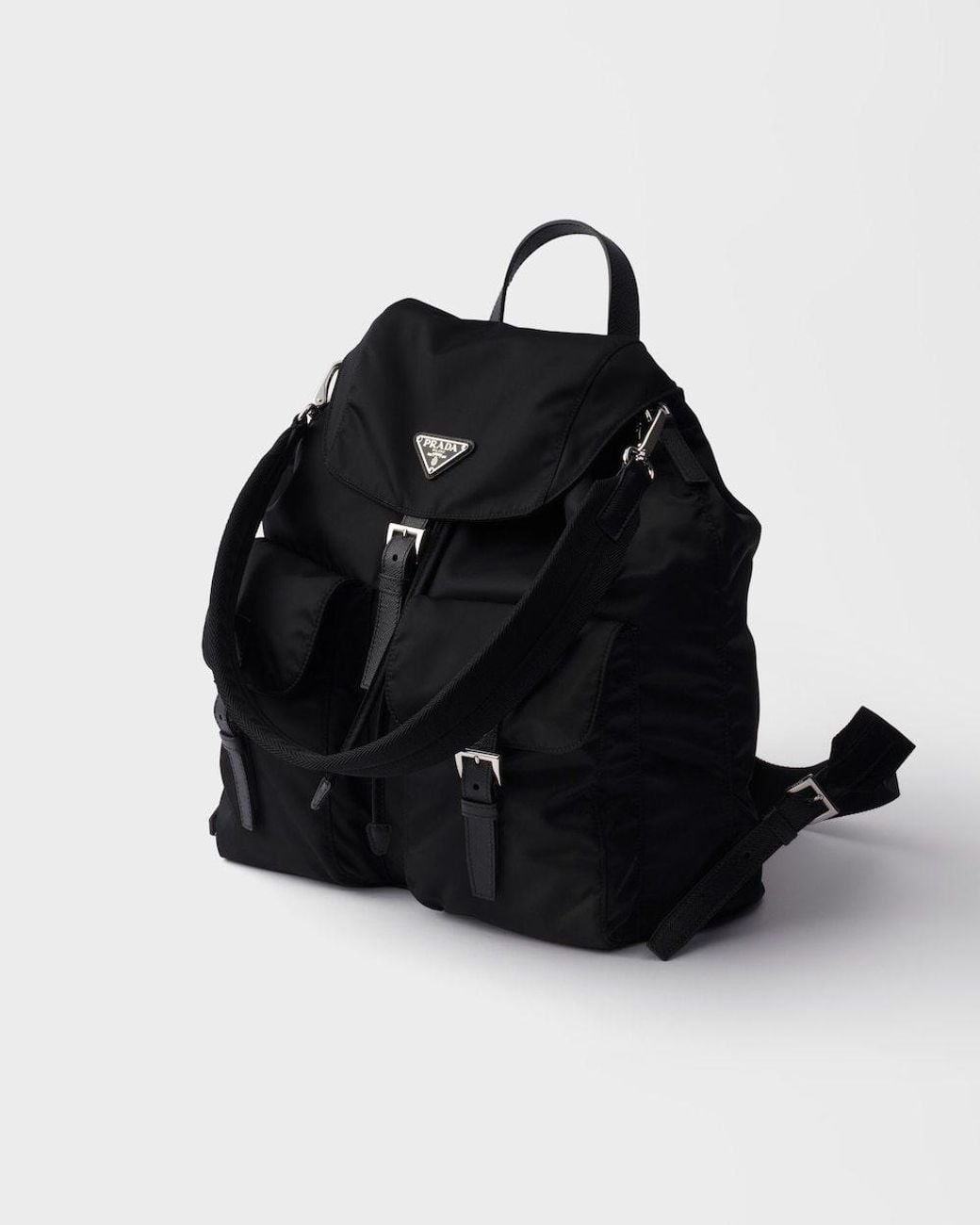 Prada Black Re-Nylon Backpack for men