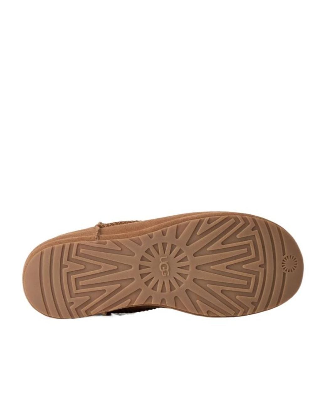 Ugg Brown Enwrap Suede Clogs for men
