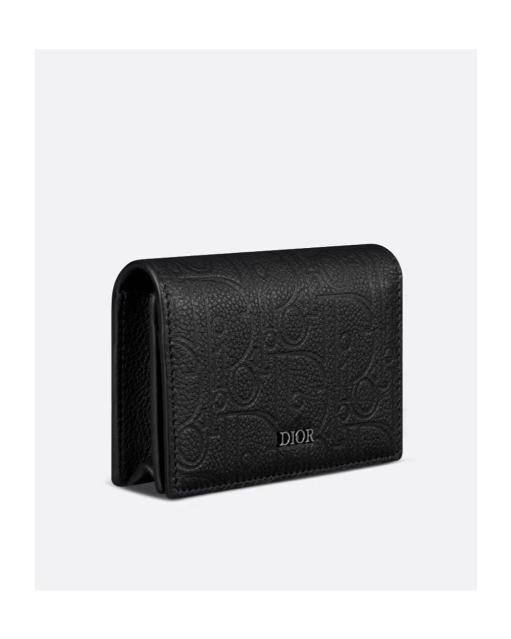 Dior Black Business Card Holder for men