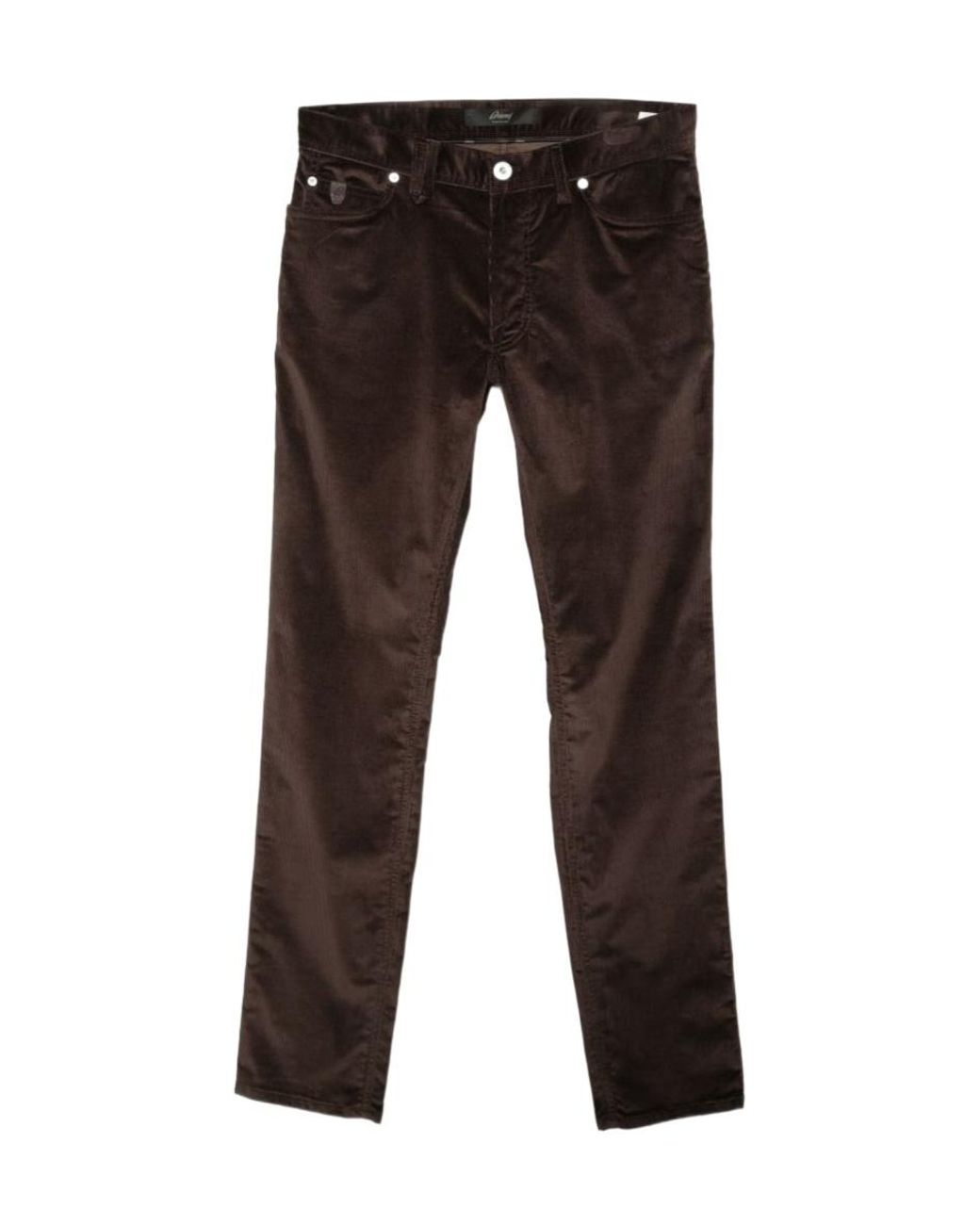 Brioni Black Meribel Corduroy Trousers for men