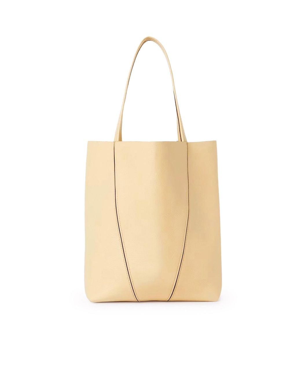Chloé Natural Chloé Structured Charm Tote Bag