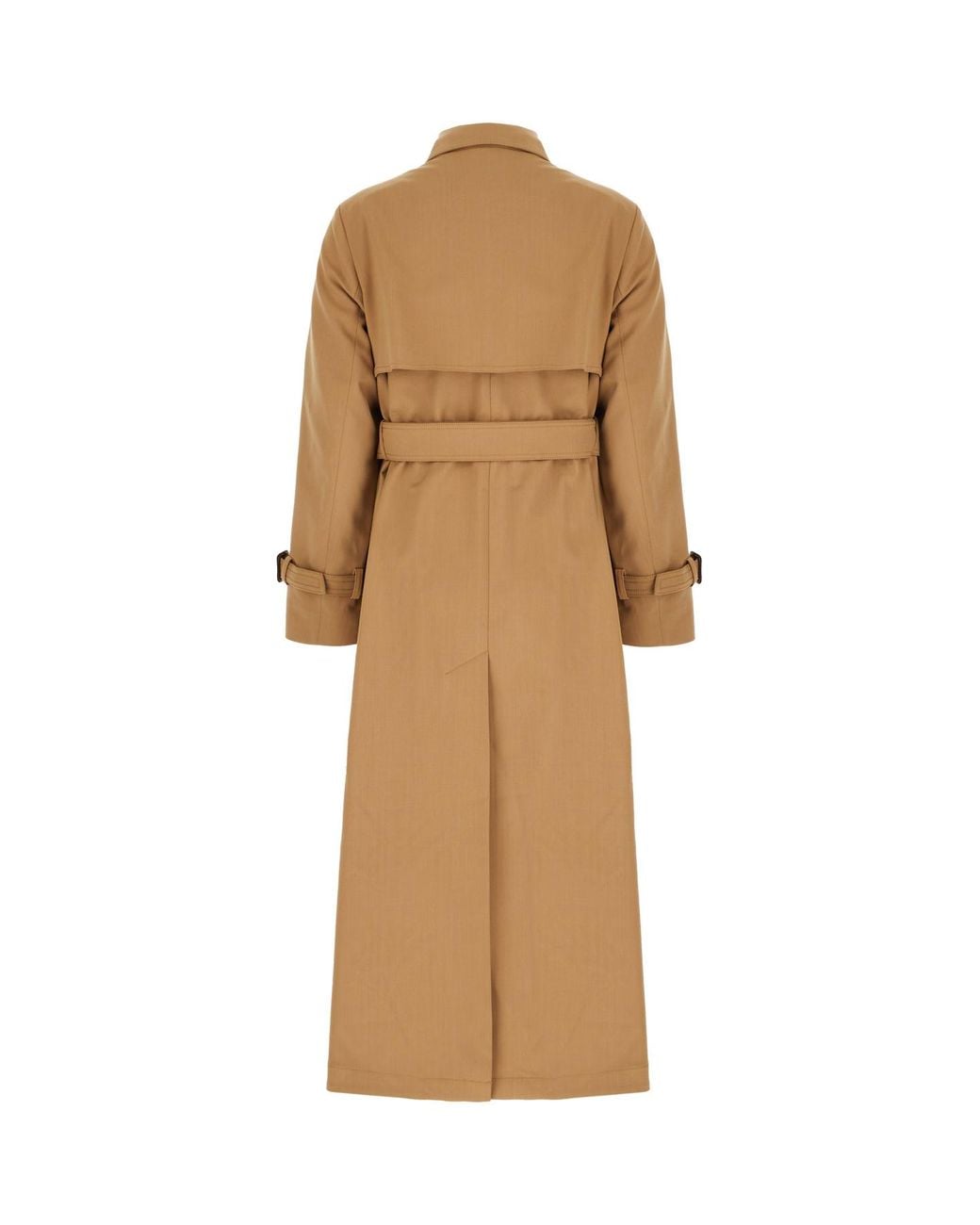 Weekend by Maxmara Natural Double-Breasted Belted Coat