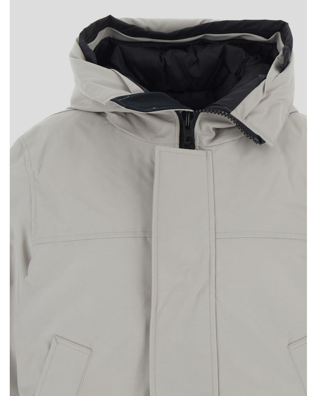 Canada Goose Gray Langford Parka Coat for men